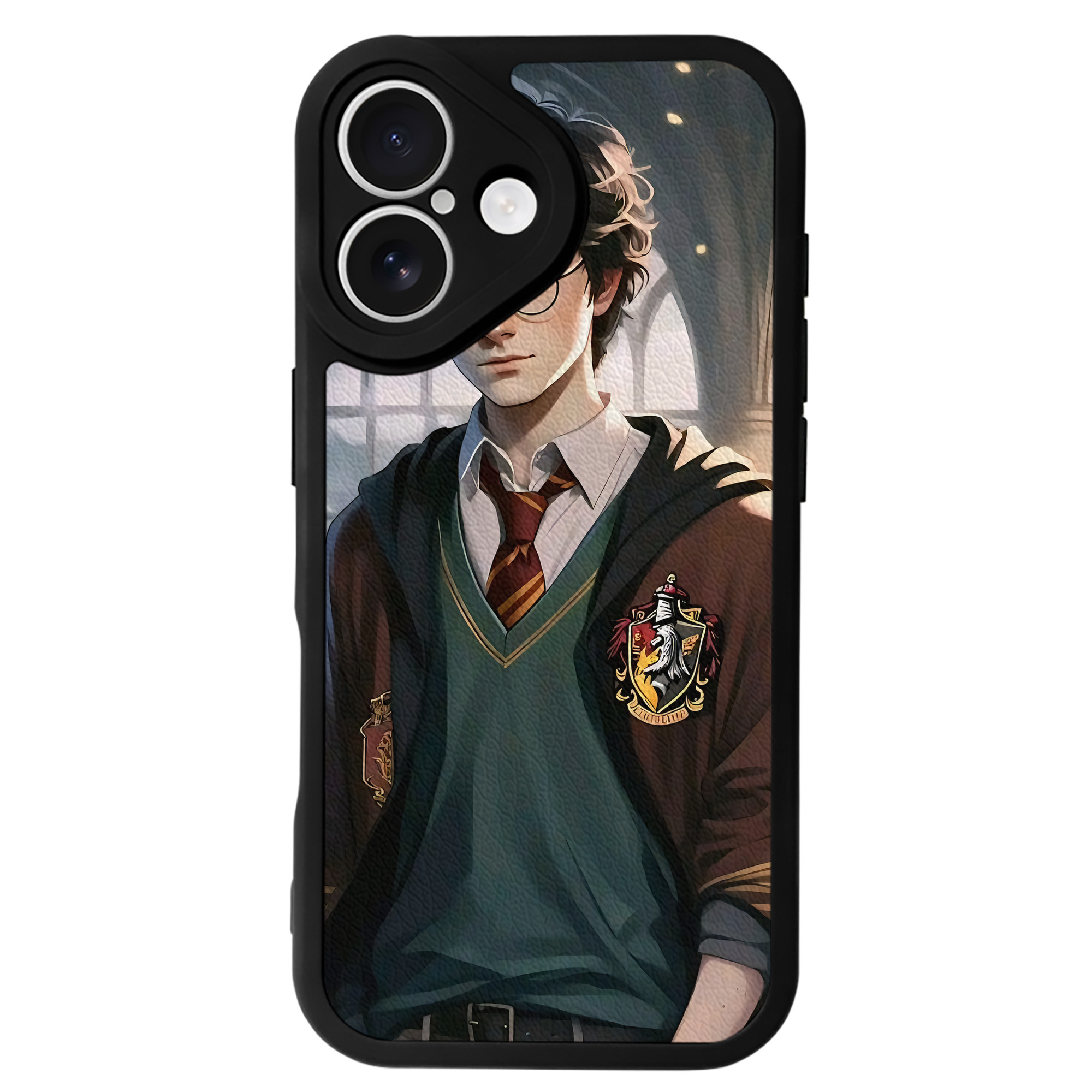 （画像用） Harry Potter ハリー・ポッターシリーズ 【iPhone 16シリーズ対応】シリコンスマホケース（レザー調） 材質：シリコン